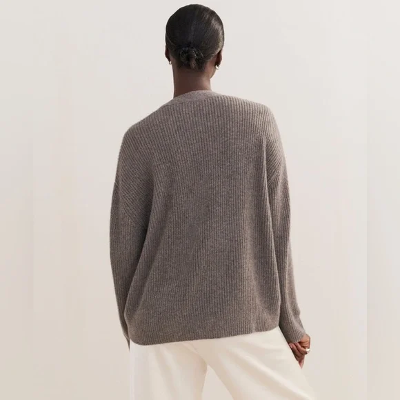 JENNI KAYNE
Cropped Cashmere Cocoon Cardigan new color  Seasonal:Shadow - Picture 4 of 12